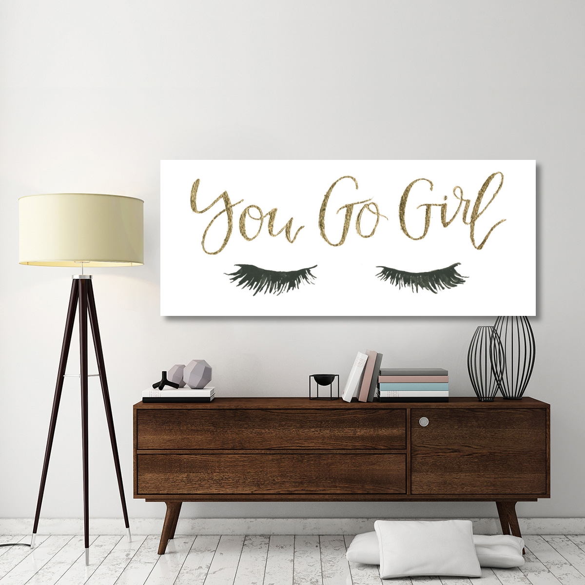 Girl Power V -Paper Art-77&quotx32"