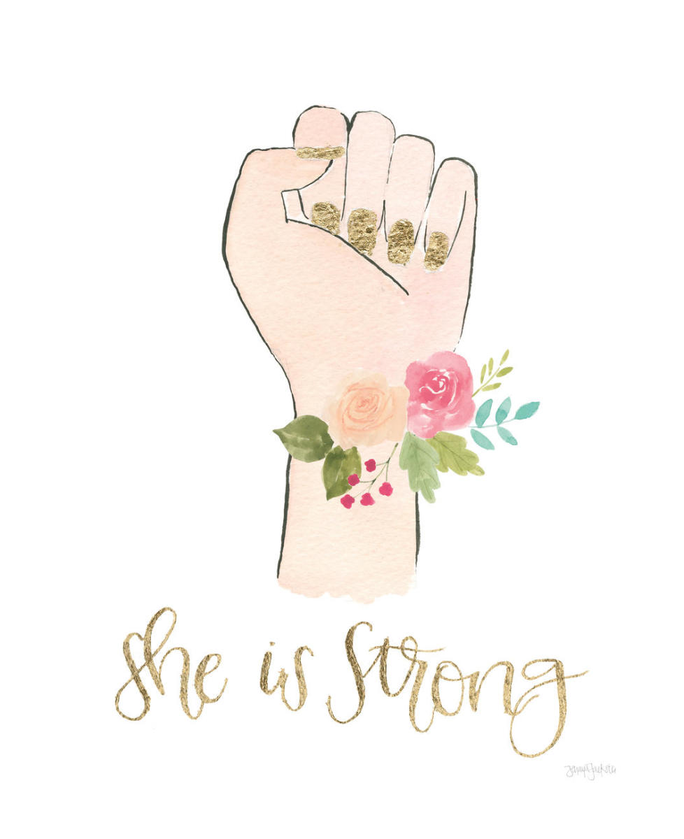 Girl Power X -Paper Art-22"x26"