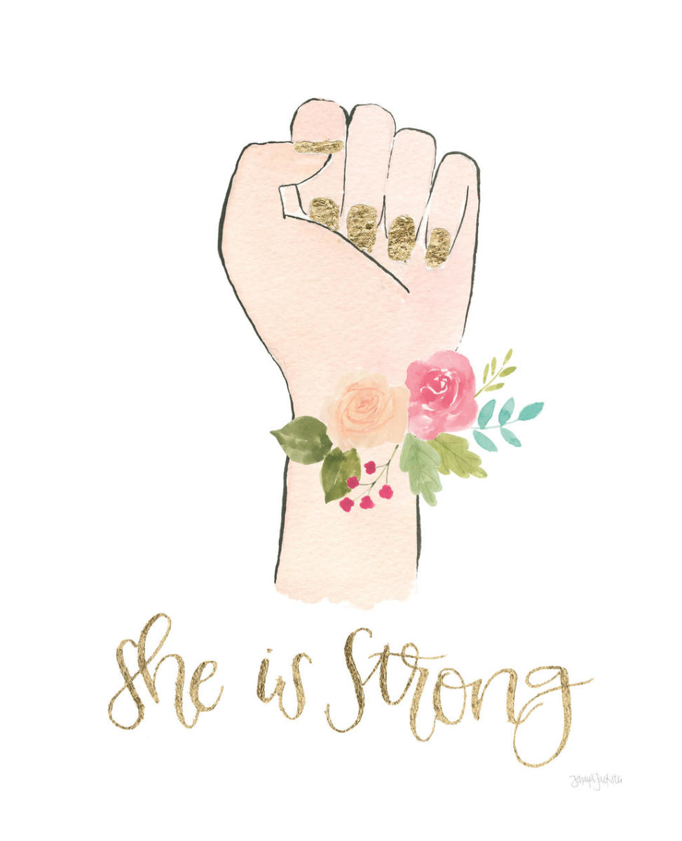 Girl Power X -Paper Art-30"x37"