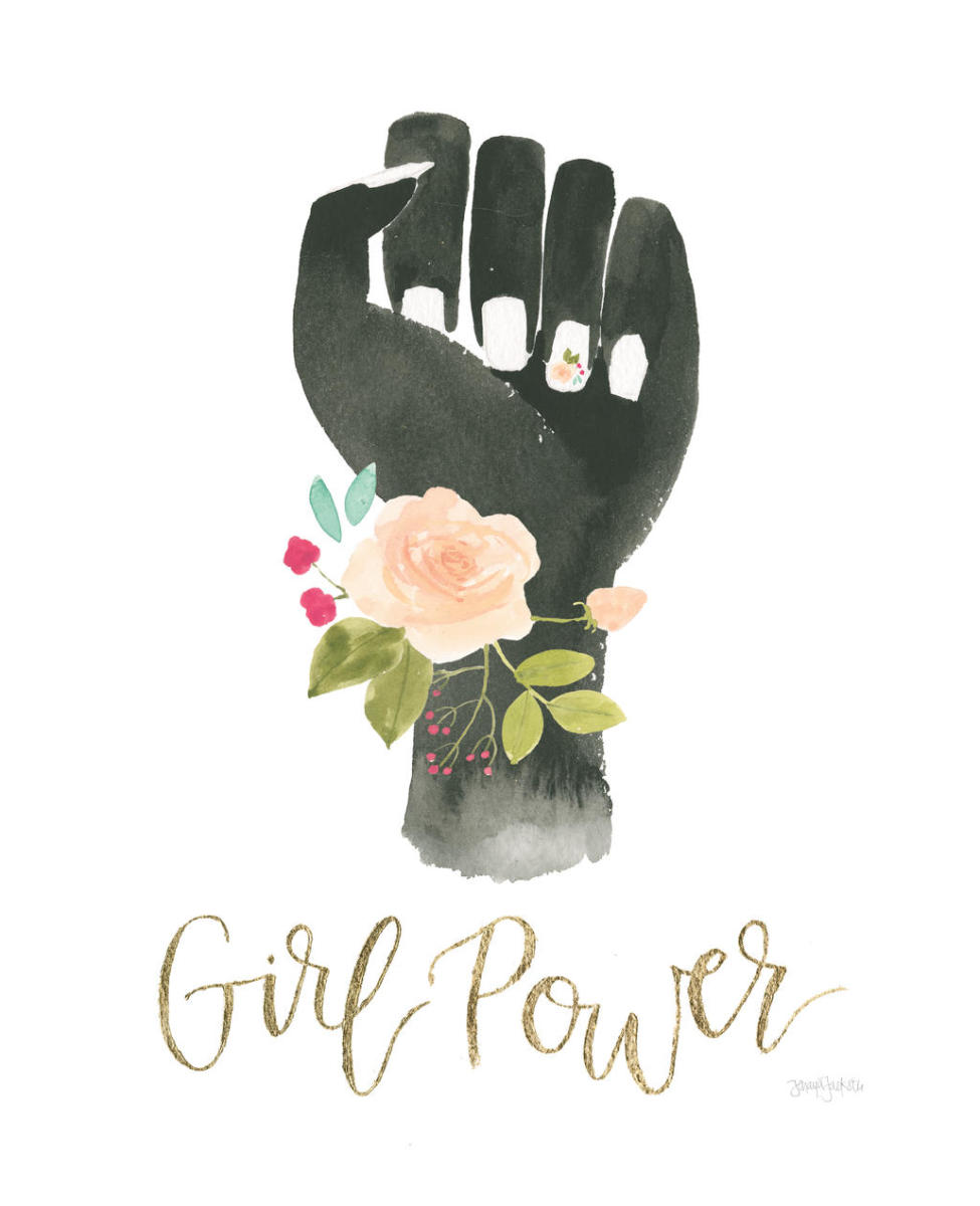 Girl Power XI -Paper Art-30"x37"