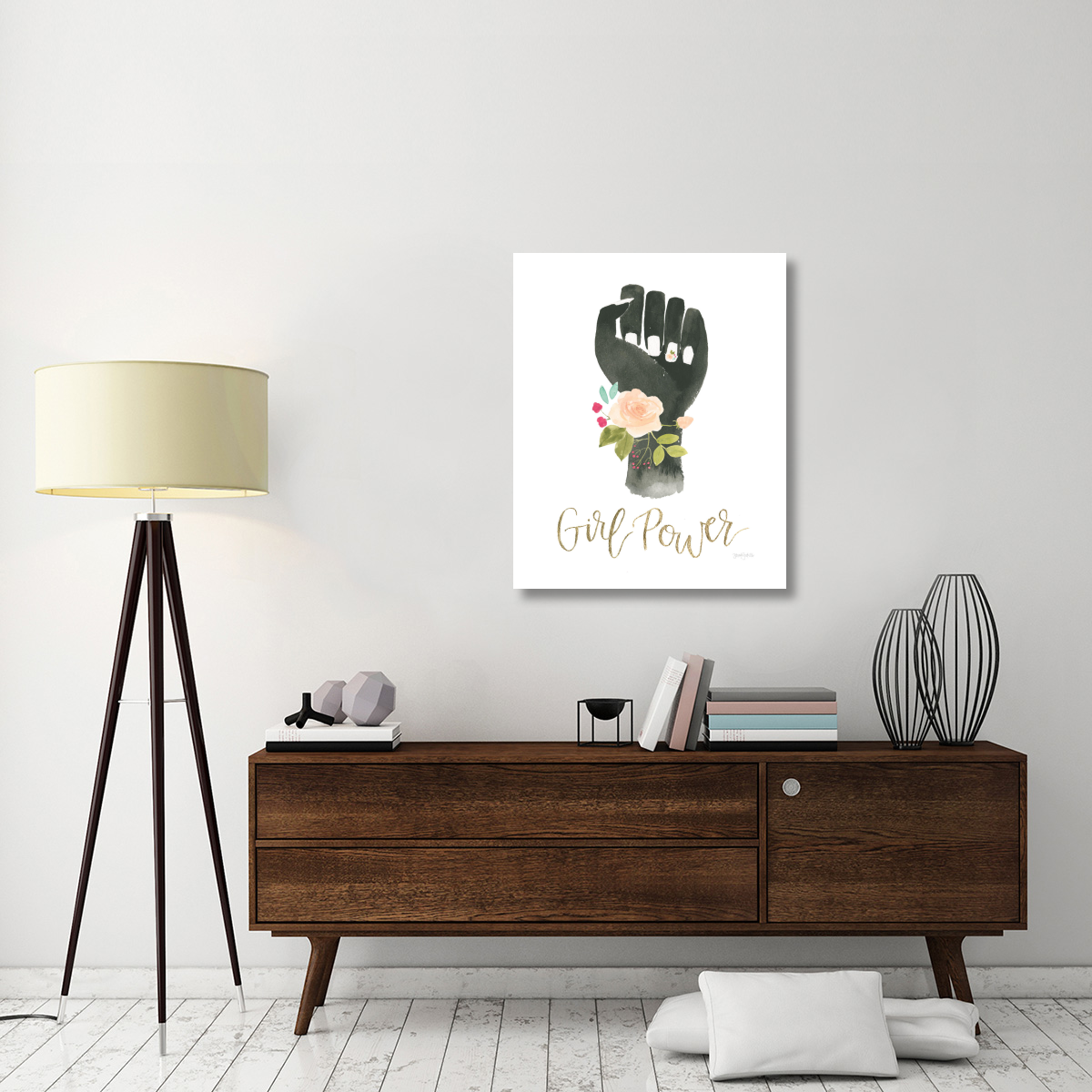 Girl Power XI -Paper Art-30&quotx37"