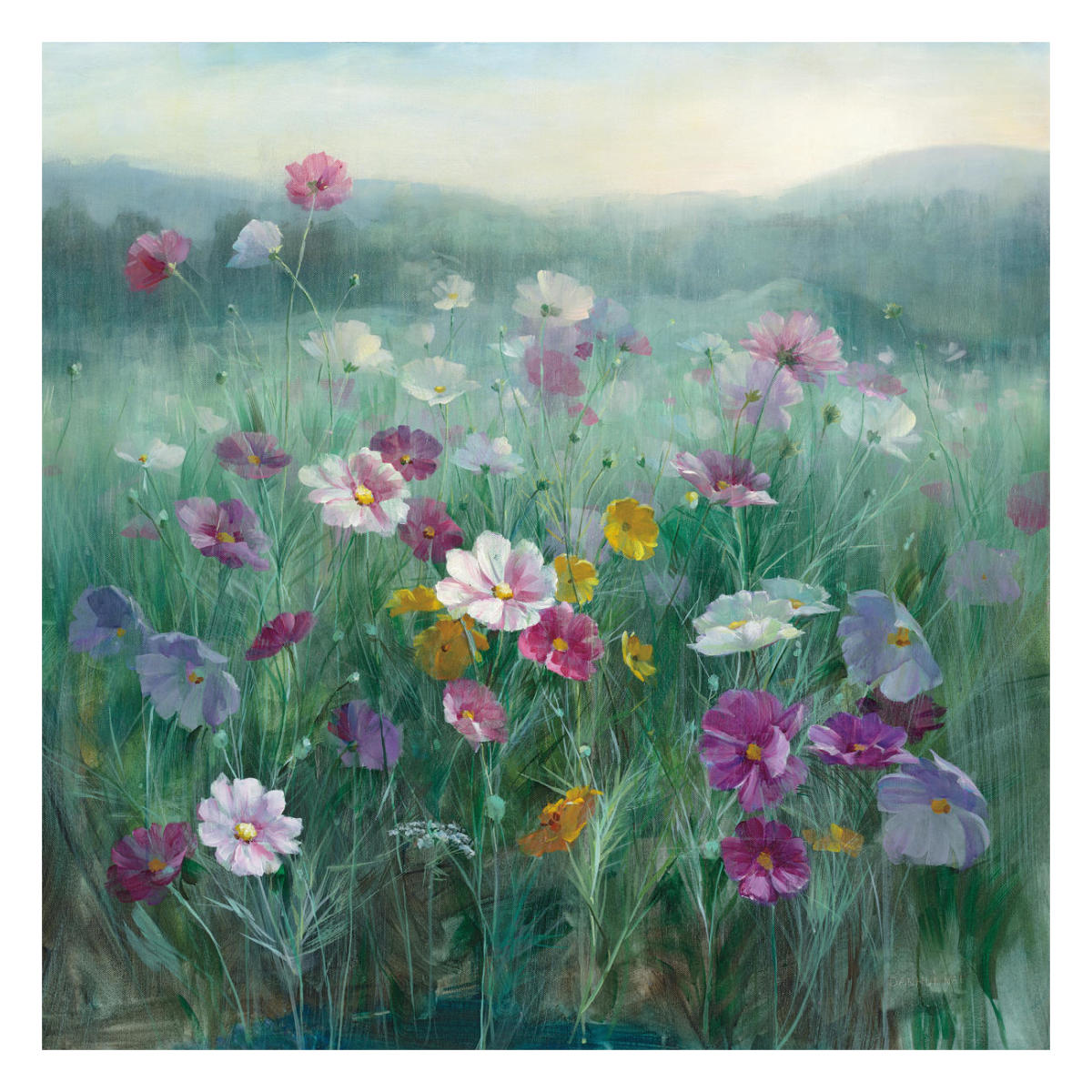 Cosmos at Dawn -Paper Art-26"x26"