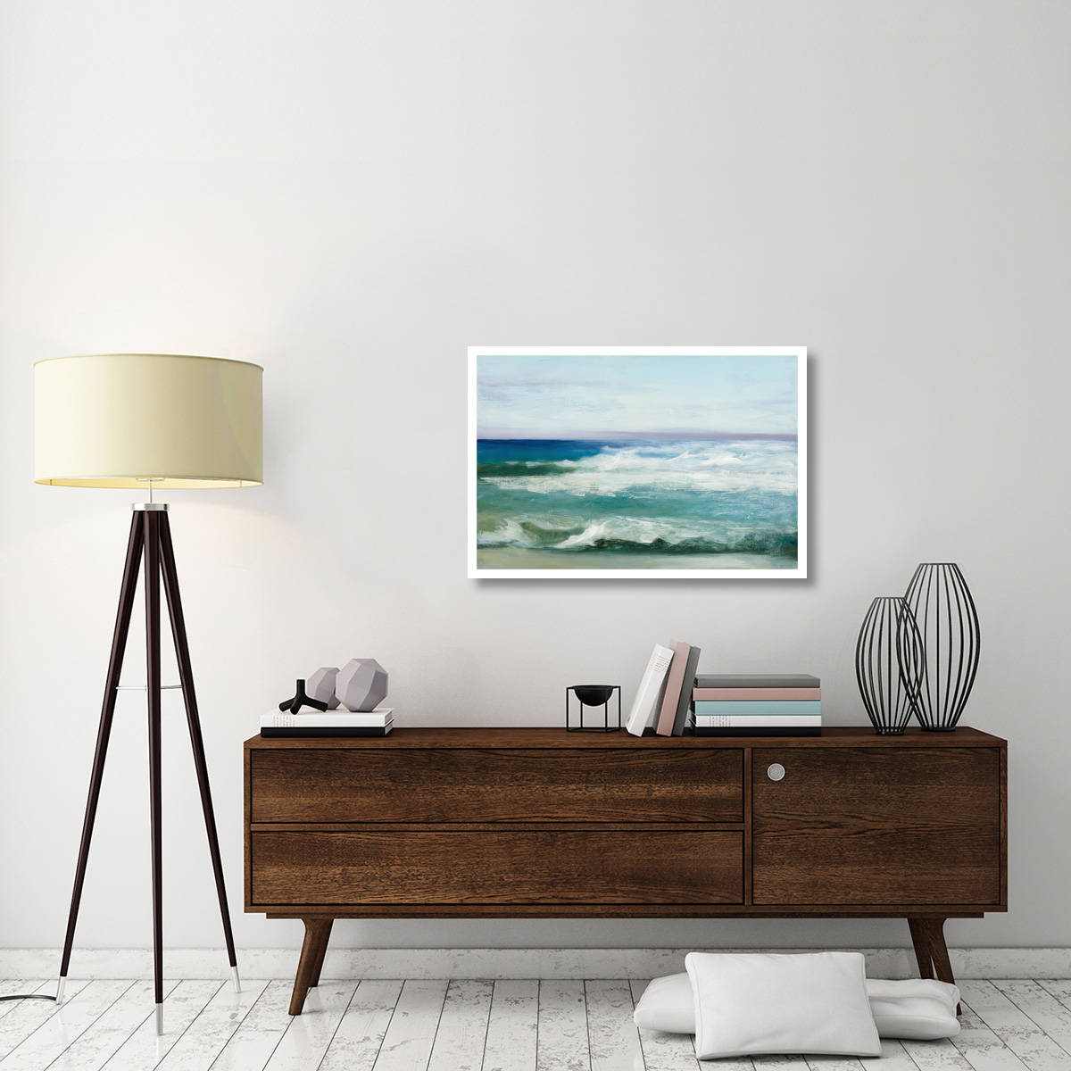 Azure Ocean -Paper Art-38&quotx26"