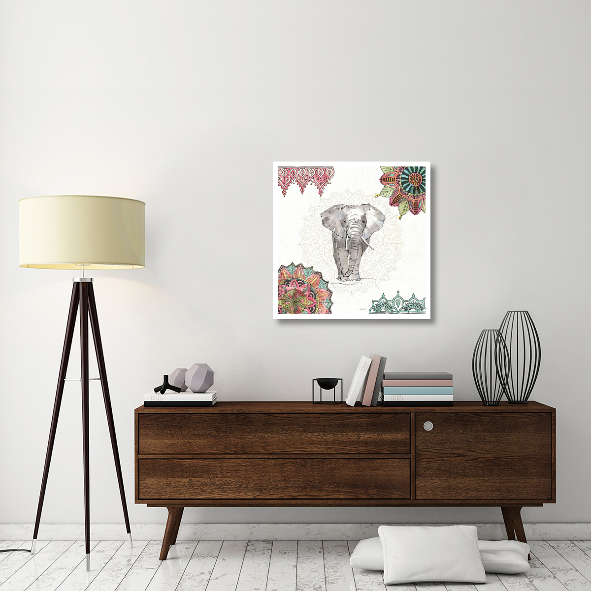 Mandala Morning IV -Paper Art-32&quotx32"