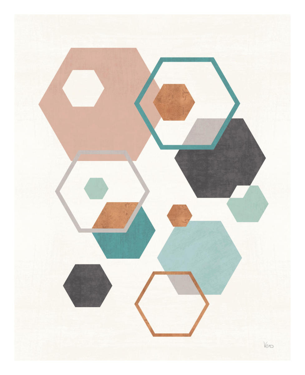 Abstract Geo III -Paper Art-22"x26"