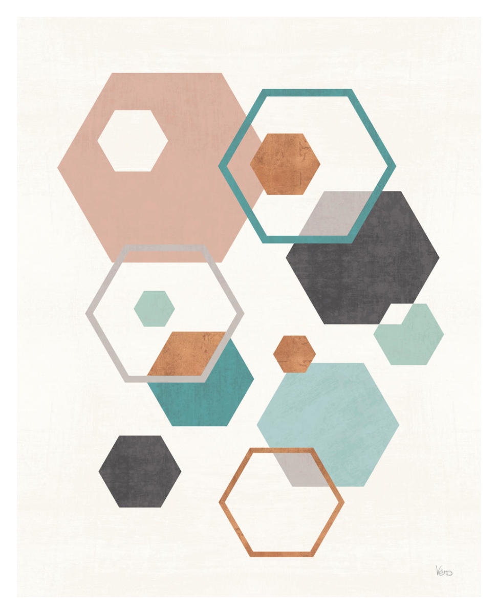 Abstract Geo III -Paper Art-30"x37"