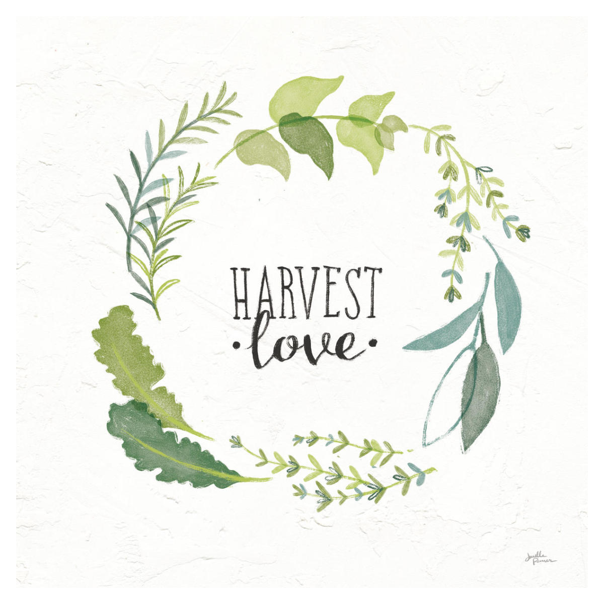 Fine Herbs III -Paper Art-38"x38"