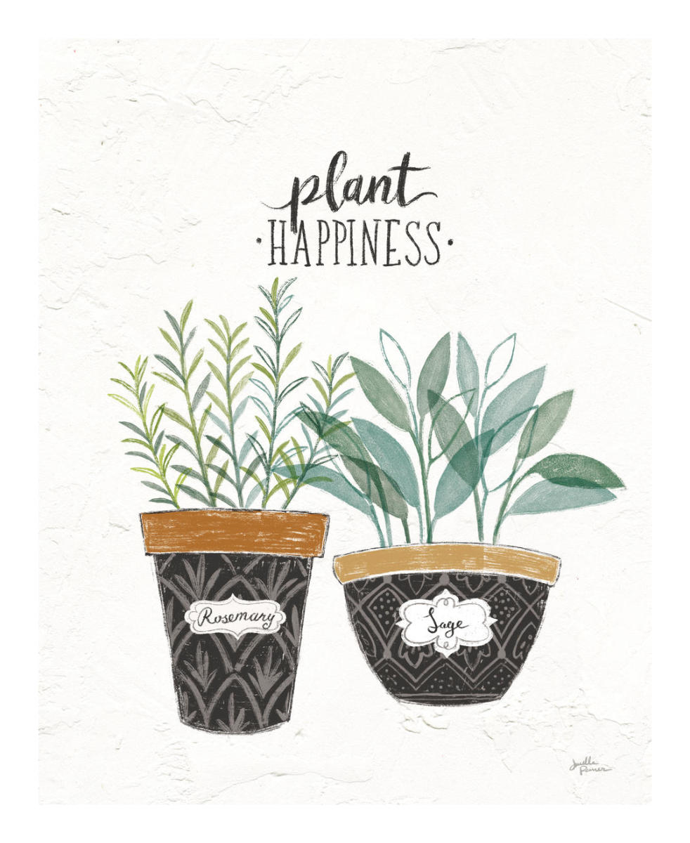 Fine Herbs IV -Paper Art-18"x22"