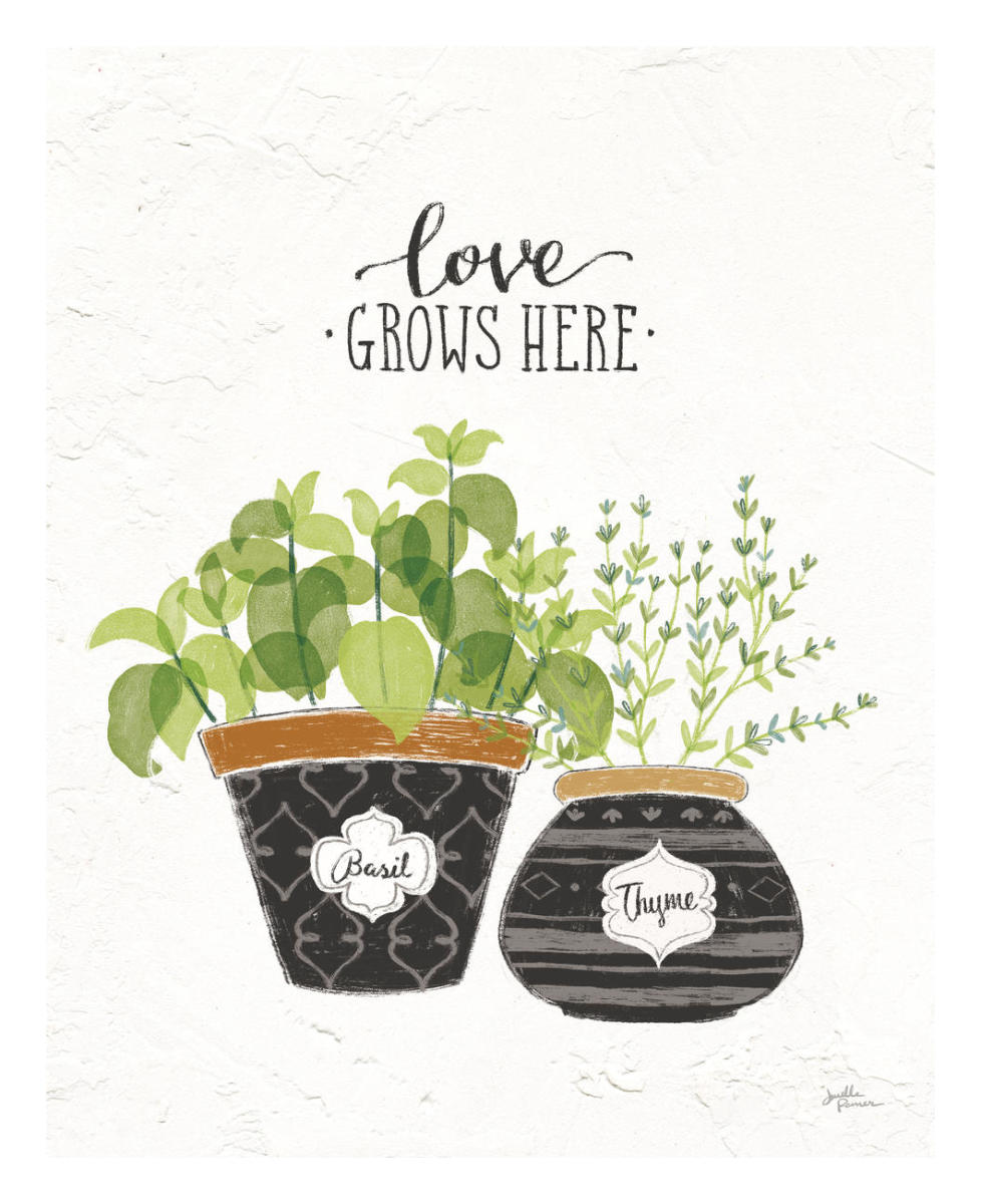 Fine Herbs V -Paper Art-22"x26"