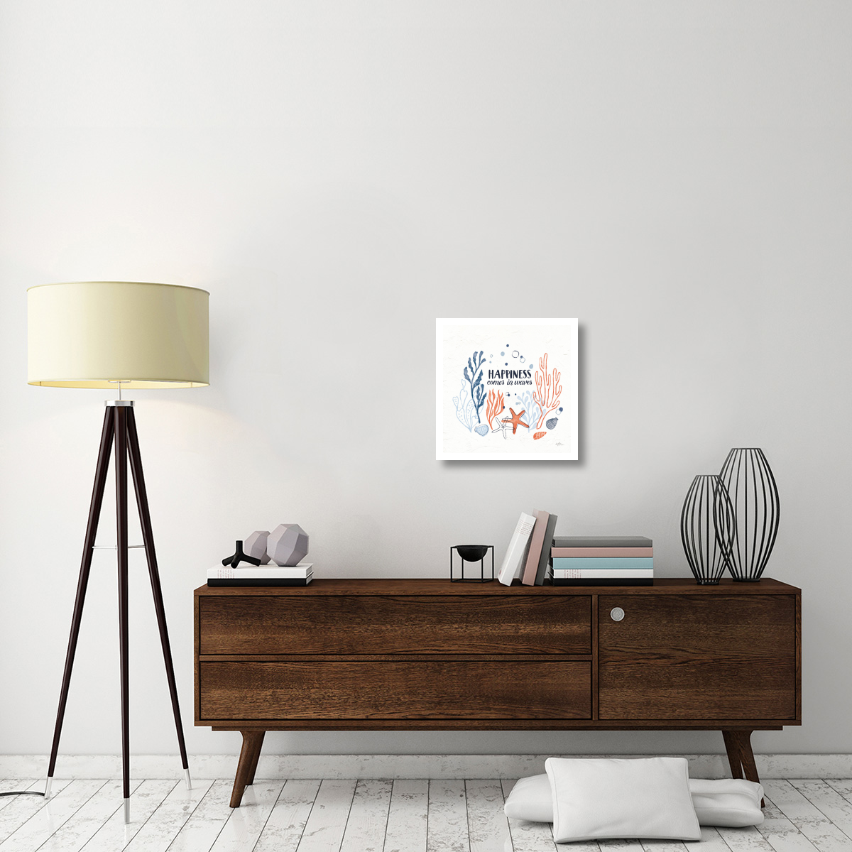 Simple Sea I -Paper Art-20&quotx20"