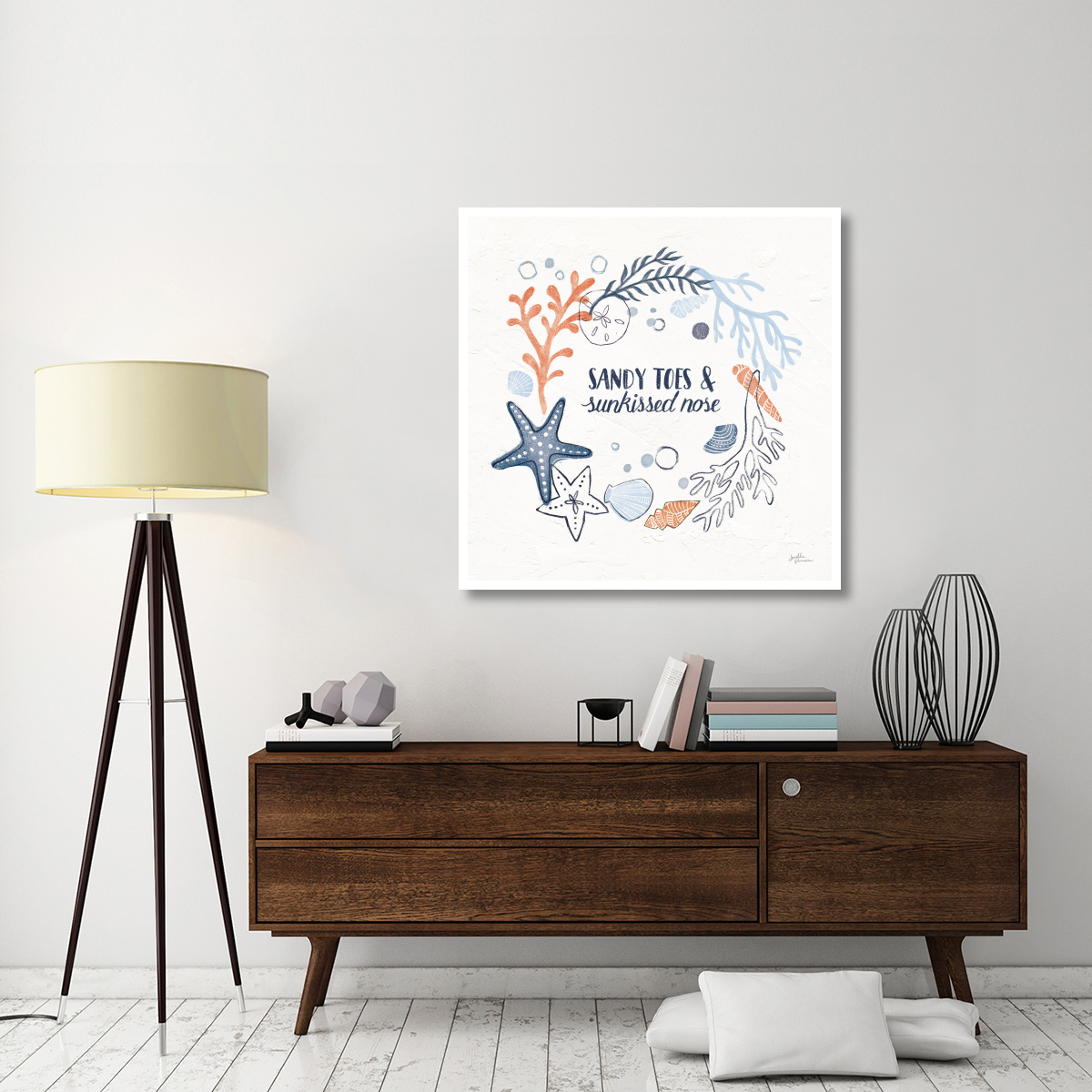 Simple Sea III -Paper Art-42&quotx42"