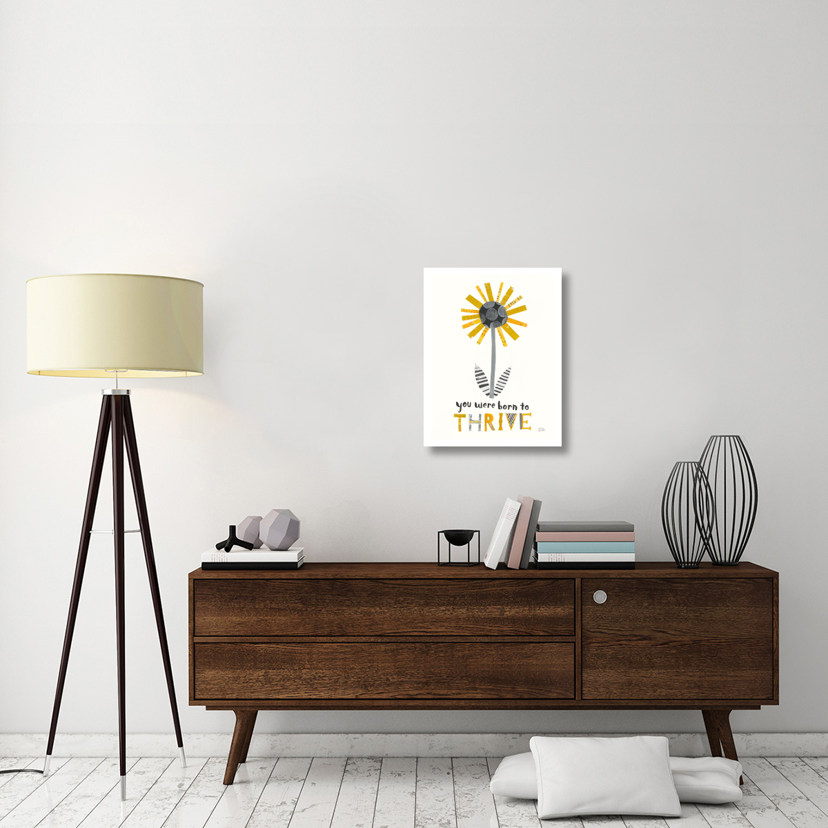 Bloom Boldly I -Paper Art-20&quotx26"