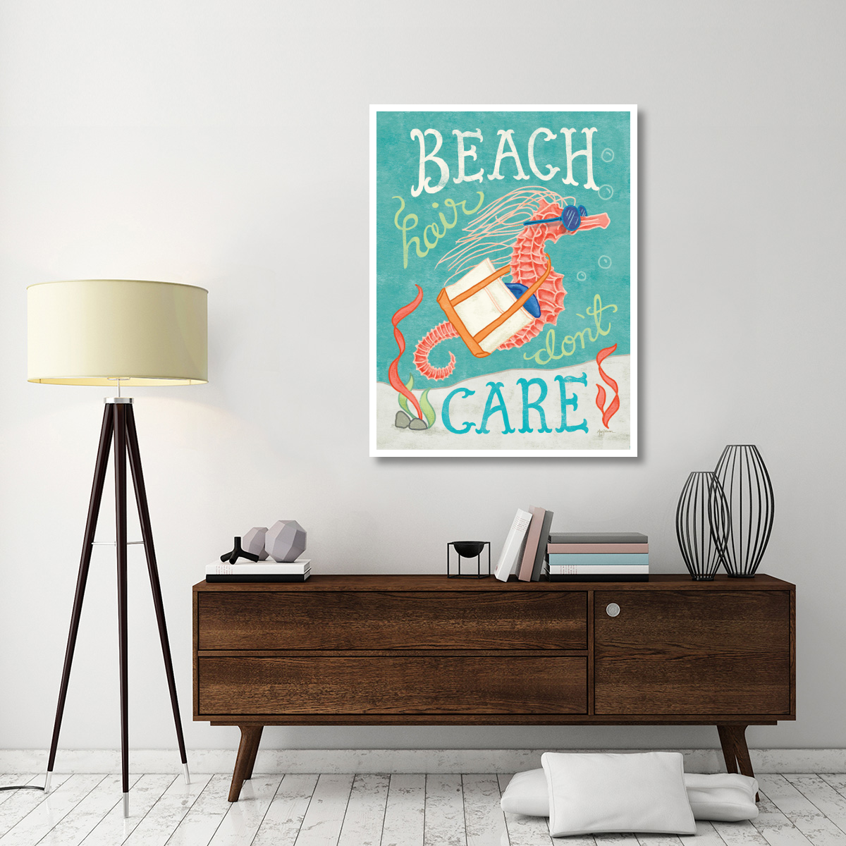 Ocean Friends I -Paper Art-38&quotx50"