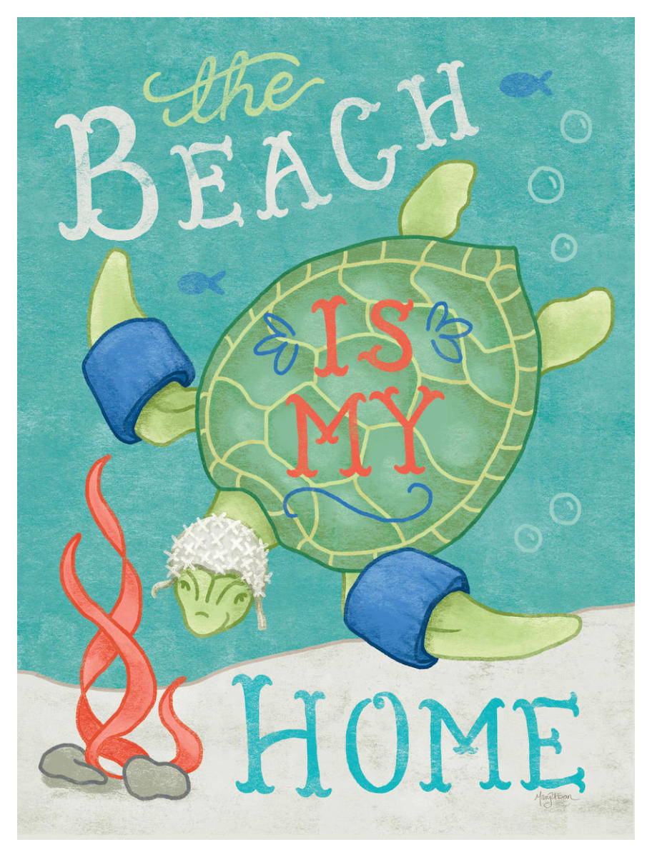 Ocean Friends II -Paper Art-38"x50"