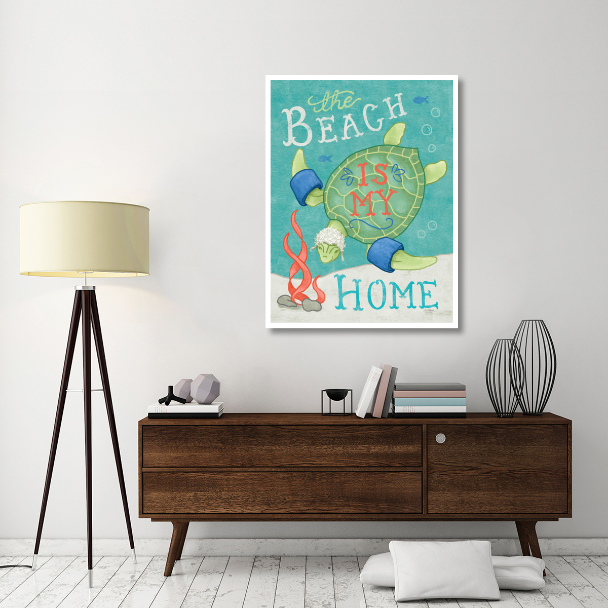 Ocean Friends II -Paper Art-38&quotx50"
