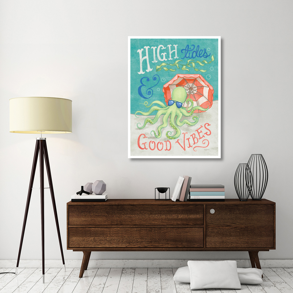 Ocean Friends IV -Paper Art-38&quotx50"