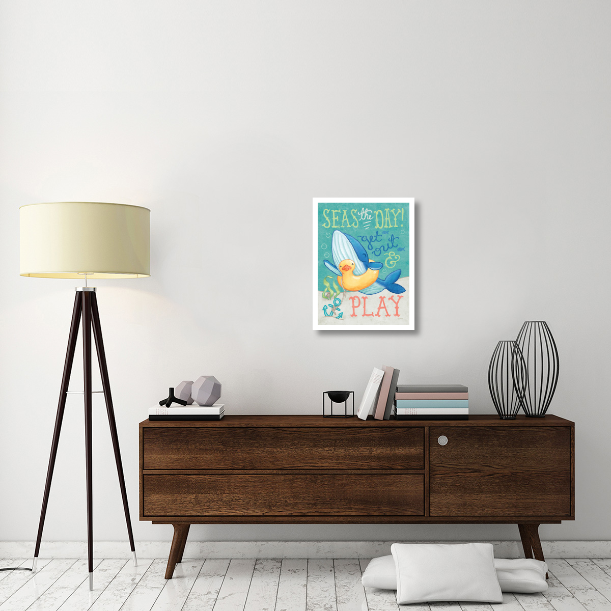 Ocean Friends V -Paper Art-20&quotx26"