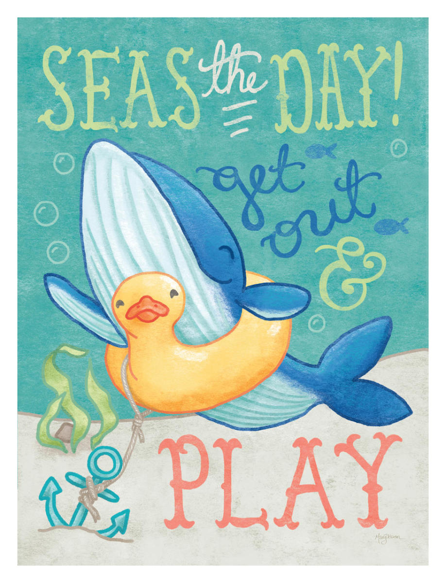 Ocean Friends V -Paper Art-26"x34"