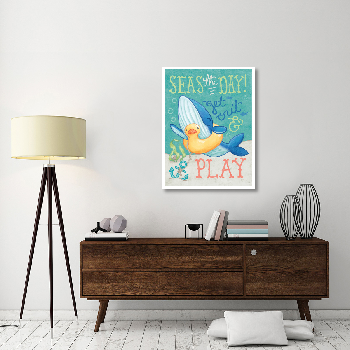 Ocean Friends V -Paper Art-32&quotx42"
