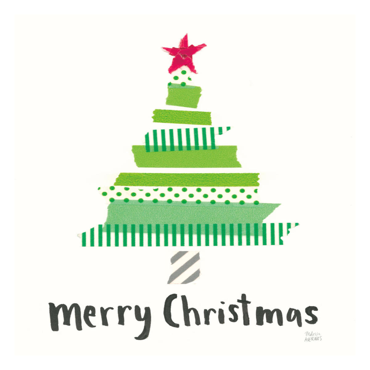 Joyful Season I -Paper Art-26"x26"