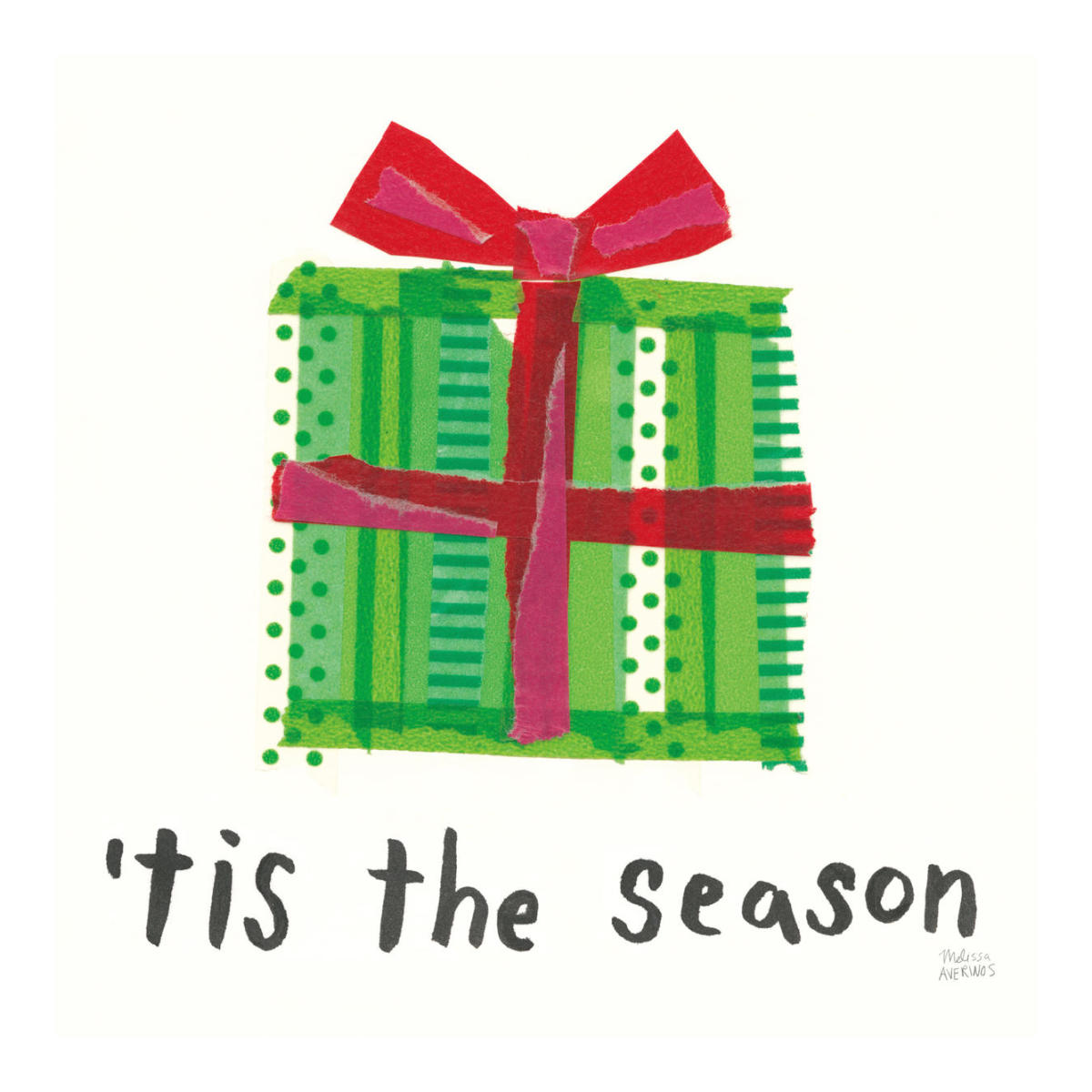 Joyful Season III -Paper Art-20"x20"