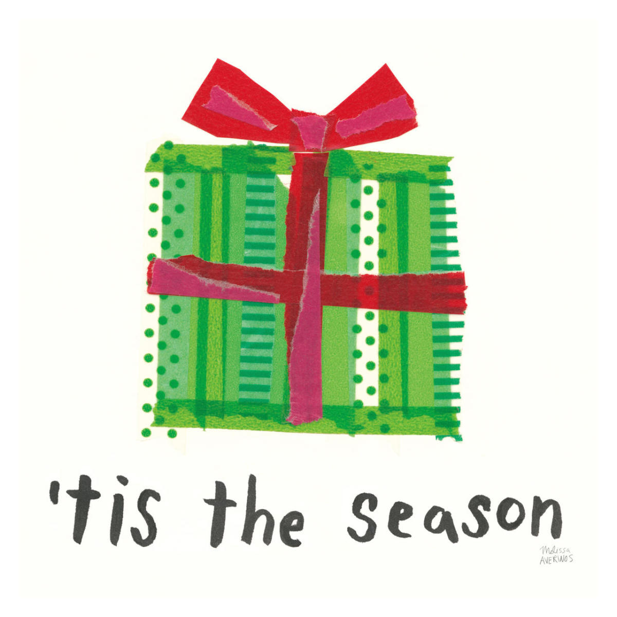 Joyful Season III -Paper Art-32"x32"