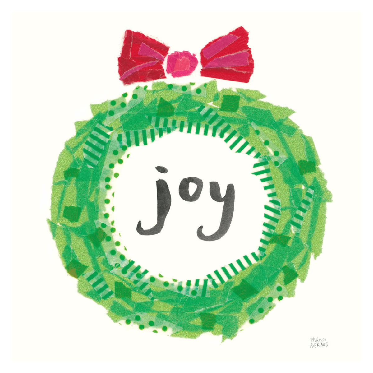 Joyful Season IV -Paper Art-32"x32"